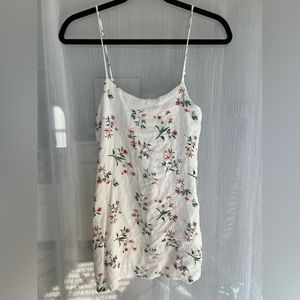 Pacsun Lottie Moss White Floral Mini Dress